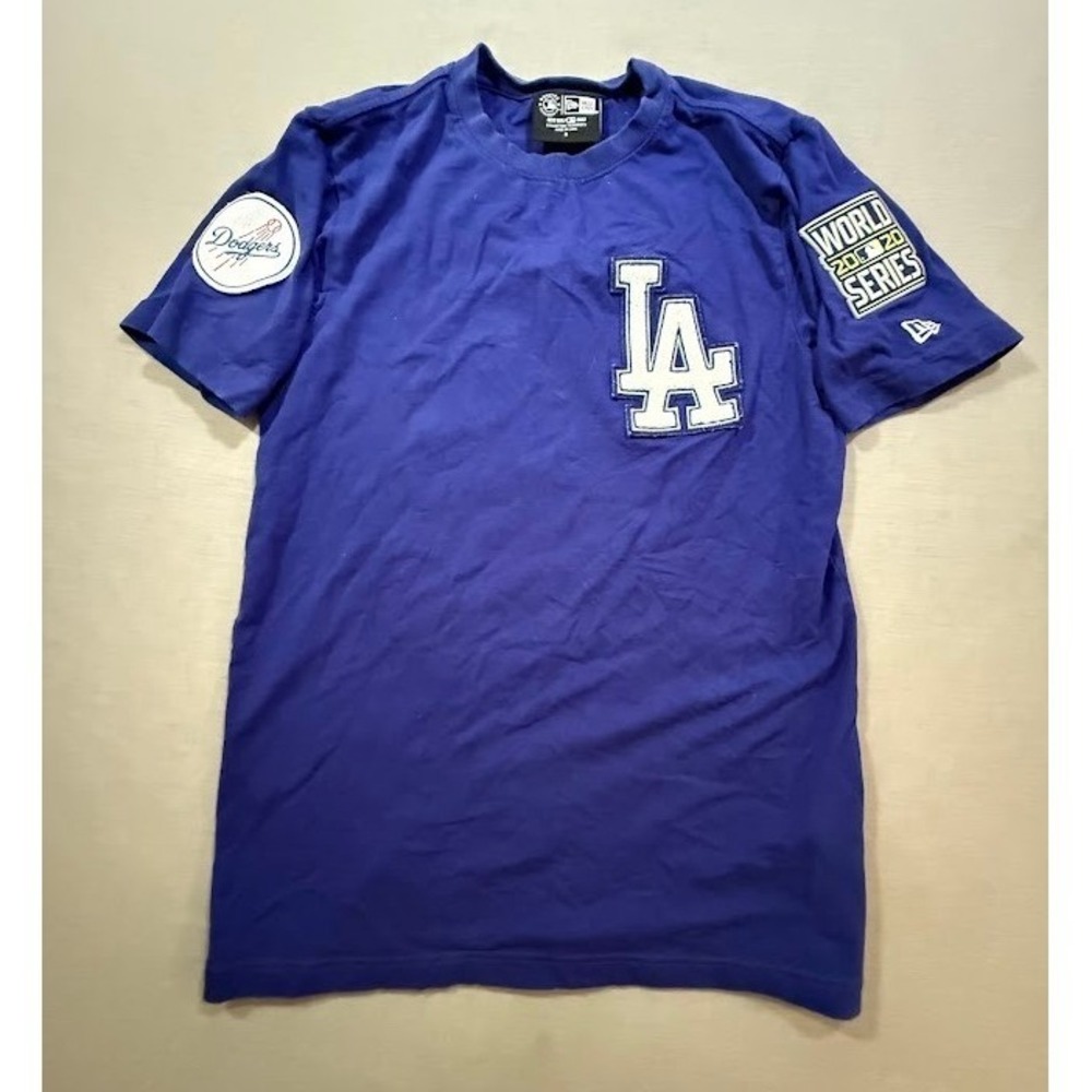 Los Angeles Dodgers New Era World Series 2020 LA Dodgers Tee S Blue Short Sleeve